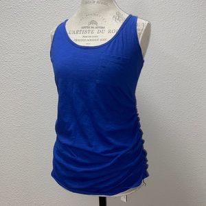 Royal a blue Maturity top.